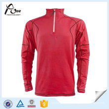 High Spandex Half Zip Trikots Herren Sportbekleidung